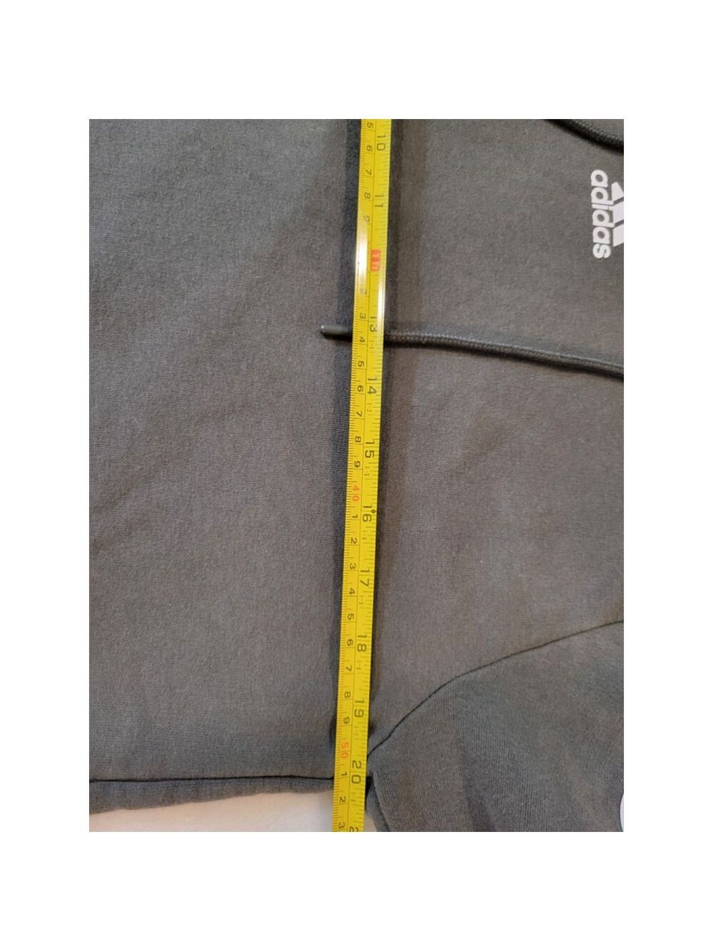 Adidas Boys Gray Hoodie Medium - Picture 6 of 8